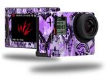 Scene Kid Sketches Purple - Decal Style Skin fits GoPro Hero 4 Silver Camera (GOPRO SOLD SEPARATELY)