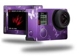 Bokeh Butterflies Purple - Decal Style Skin fits GoPro Hero 4 Silver Camera (GOPRO SOLD SEPARATELY)