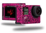 Folder Doodles Fuchsia - Decal Style Skin fits GoPro Hero 4 Silver Camera (GOPRO SOLD SEPARATELY)