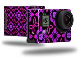 Pink Floral - Decal Style Skin fits GoPro Hero 4 Black Camera (GOPRO SOLD SEPARATELY)