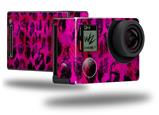 Pink Distressed Leopard - Decal Style Skin fits GoPro Hero 4 Black Camera (GOPRO SOLD SEPARATELY)