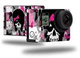 Scene Kid Girl Skull - Decal Style Skin fits GoPro Hero 4 Black Camera (GOPRO SOLD SEPARATELY)