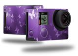 Bokeh Butterflies Purple - Decal Style Skin fits GoPro Hero 4 Black Camera (GOPRO SOLD SEPARATELY)