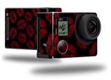 Red And Black Lips - Decal Style Skin fits GoPro Hero 4 Black Camera (GOPRO SOLD SEPARATELY)