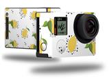 Lemon Black and White - Decal Style Skin fits GoPro Hero 4 Black Camera (GOPRO SOLD SEPARATELY)