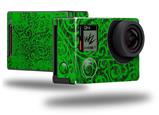 Folder Doodles Green - Decal Style Skin fits GoPro Hero 4 Black Camera (GOPRO SOLD SEPARATELY)