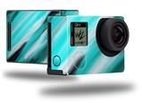 Paint Blend Teal - Decal Style Skin fits GoPro Hero 4 Black Camera (GOPRO SOLD SEPARATELY)