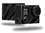 Jagged Camo Black - Decal Style Skin fits GoPro Hero 4 Black Camera (GOPRO SOLD SEPARATELY)
