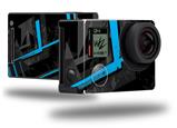 Baja 0004 Blue Medium - Decal Style Skin fits GoPro Hero 4 Black Camera (GOPRO SOLD SEPARATELY)