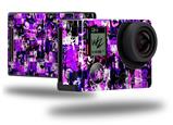 Purple Graffiti - Decal Style Skin fits GoPro Hero 4 Black Camera (GOPRO SOLD SEPARATELY)