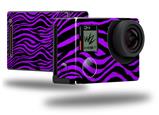 Purple Zebra - Decal Style Skin fits GoPro Hero 4 Black Camera (GOPRO SOLD SEPARATELY)