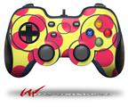 Kearas Polka Dots Pink And Yellow - Decal Style Skin fits Logitech F310 Gamepad Controller (CONTROLLER SOLD SEPARATELY)