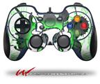 Cartoon Skull Green - Decal Style Skin fits Logitech F310 Gamepad Controller (CONTROLLER SOLD SEPARATELY)