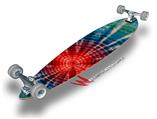 Tie Dye Bulls Eye 100 - Decal Style Vinyl Wrap Skin fits Longboard Skateboards up to 10"x42" (LONGBOARD NOT INCLUDED)