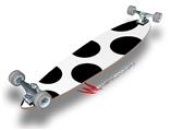 Kearas Polka Dots White And Black - Decal Style Vinyl Wrap Skin fits Longboard Skateboards up to 10"x42" (LONGBOARD NOT INCLUDED)