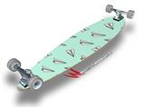 Paper Planes Mint - Decal Style Vinyl Wrap Skin fits Longboard Skateboards up to 10"x42" (LONGBOARD NOT INCLUDED)
