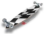 Checkered Flag - Decal Style Vinyl Wrap Skin fits Longboard Skateboards up to 10"x42" (LONGBOARD NOT INCLUDED)