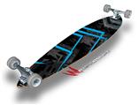 Baja 0004 Blue Medium - Decal Style Vinyl Wrap Skin fits Longboard Skateboards up to 10"x42" (LONGBOARD NOT INCLUDED)