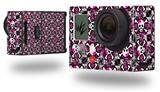 Splatter Girly Skull Pink - Decal Style Skin fits GoPro Hero 3+ Camera (GOPRO NOT INCLUDED)