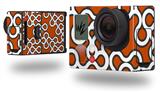 Locknodes 03 Burnt Orange - Decal Style Skin fits GoPro Hero 3+ Camera (GOPRO NOT INCLUDED)