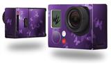 Bokeh Butterflies Purple - Decal Style Skin fits GoPro Hero 3+ Camera (GOPRO NOT INCLUDED)
