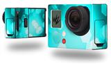 Bokeh Hex Neon Teal - Decal Style Skin fits GoPro Hero 3+ Camera (GOPRO NOT INCLUDED)
