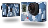 Bokeh Squared Blue - Decal Style Skin fits GoPro Hero 3+ Camera (GOPRO NOT INCLUDED)