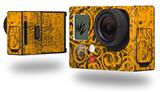 Folder Doodles Orange - Decal Style Skin fits GoPro Hero 3+ Camera (GOPRO NOT INCLUDED)