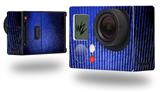 Binary Rain Blue - Decal Style Skin fits GoPro Hero 3+ Camera (GOPRO NOT INCLUDED)