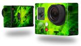 Cubic Shards Green - Decal Style Skin fits GoPro Hero 3+ Camera (GOPRO NOT INCLUDED)