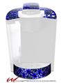 Decal Style Vinyl Skin compatible with Keurig K40 Elite Coffee Makers Daisy Blue (KEURIG NOT INCLUDED)