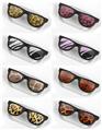 Animal Prints 01 - 8 Decal Style Skin Accessory Set fits ReadeREST Shades Clip (READEREST NOT INCLUDED)