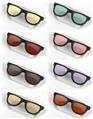 Solid Colors 01 - 8 Decal Style Skin Accessory Set fits ReadeREST Shades Clip (READEREST NOT INCLUDED)