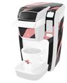 Decal Style Vinyl Skin compatible with Keurig K10 / K15 Mini Plus Coffee Makers Jagged Camo Pink (KEURIG NOT INCLUDED)
