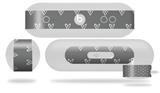 Decal Style Wrap Skin fits Beats Pill Plus Hearts Gray On White (BEATS PILL NOT INCLUDED)