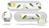 Decal Style Wrap Skin fits Beats Pill Plus Lemon Leaves White (BEATS PILL NOT INCLUDED)