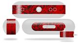 Decal Style Wrap Skin fits Beats Pill Plus Folder Doodles Red (BEATS PILL NOT INCLUDED)