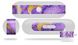 Decal Style Wrap Skin fits Beats Pill Plus Purple and Gold Gilded Marble (BEATS PILL NOT INCLUDED)