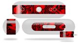 Decal Style Wrap Skin compatible with Beats Pill Plus Liquid Metal Chrome Red (BEATS PILL NOT INCLUDED)