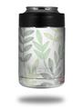 Skin Decal Wrap for Yeti Colster, Ozark Trail and RTIC Can Coolers - Watercolor Leaves White (COOLER NOT INCLUDED)