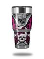 Skin Decal Wrap for Yeti Tumbler Rambler 30 oz Skull Butterfly (TUMBLER NOT INCLUDED)