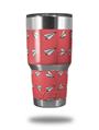 Skin Decal Wrap for Yeti Tumbler Rambler 30 oz Paper Planes Coral (TUMBLER NOT INCLUDED)