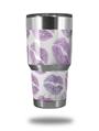 Skin Decal Wrap for Yeti Tumbler Rambler 30 oz Purple Lips (TUMBLER NOT INCLUDED)