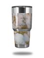 Skin Decal Wrap for Yeti Tumbler Rambler 30 oz Pastel Gilded Marble (TUMBLER NOT INCLUDED)