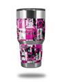 Skin Decal Wrap for Yeti Tumbler Rambler 30 oz Pink Graffiti (TUMBLER NOT INCLUDED)