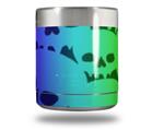 Skin Decal Wrap for Yeti Rambler Lowball - Rainbow Skull Collection