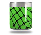 Skin Decal Wrap for Yeti Rambler Lowball - Ripped Fishnets Green