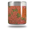 Skin Decal Wrap for Yeti Rambler Lowball - Flowers Pattern Roses 06