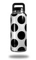 WraptorSkinz Skin Decal Wrap for Yeti Rambler Bottle 36oz Kearas Polka Dots White And Black  (YETI NOT INCLUDED)