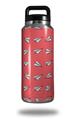 WraptorSkinz Skin Decal Wrap for Yeti Rambler Bottle 36oz Paper Planes Coral  (YETI NOT INCLUDED)